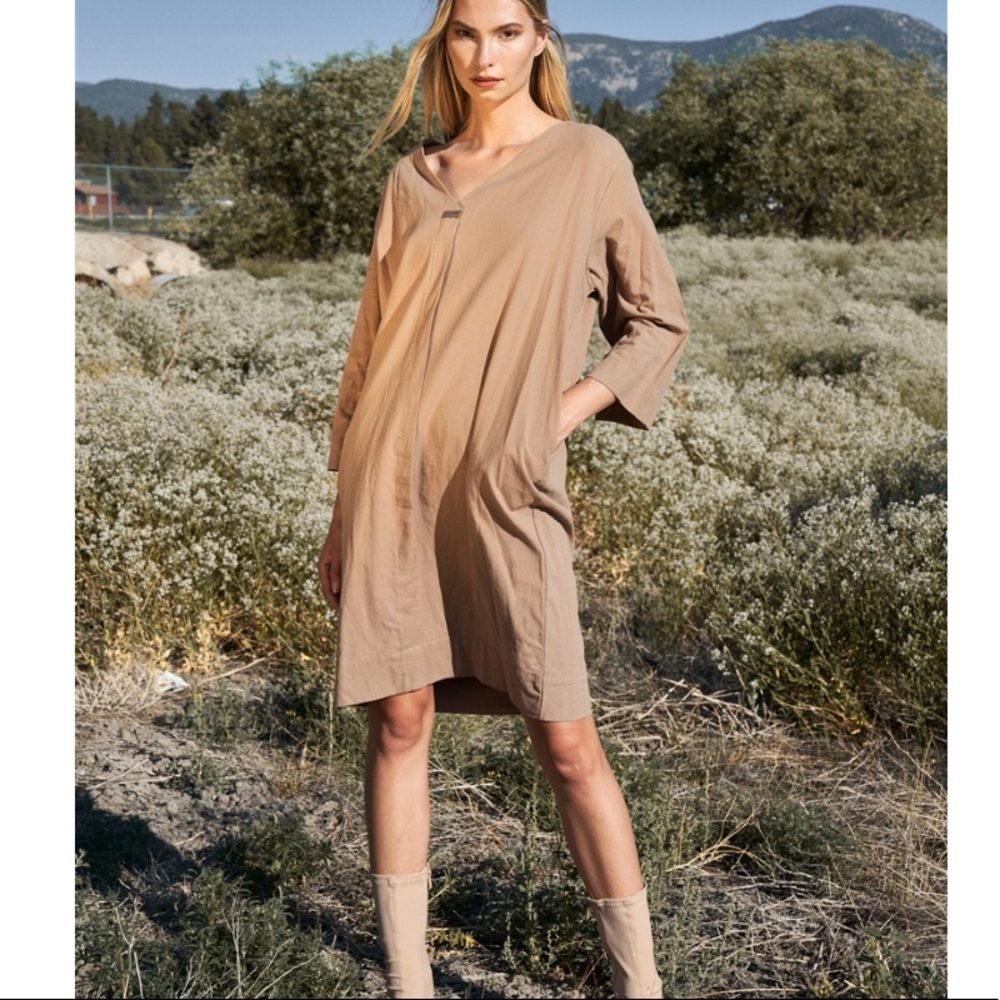 Nwt shirt dress, boho dress tunic, tunic, spring summer - Picture 3 of 5